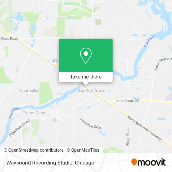 Waysound Recording Studio map
