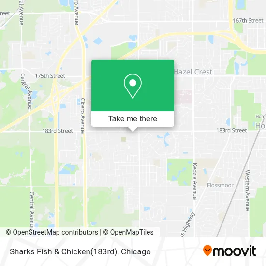Sharks Fish & Chicken(183rd) map
