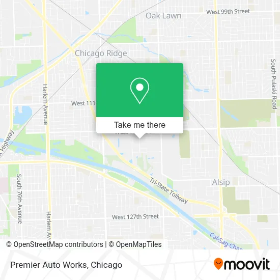 Premier Auto Works map
