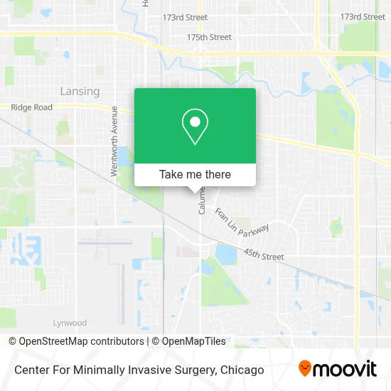 Center For Minimally Invasive Surgery map