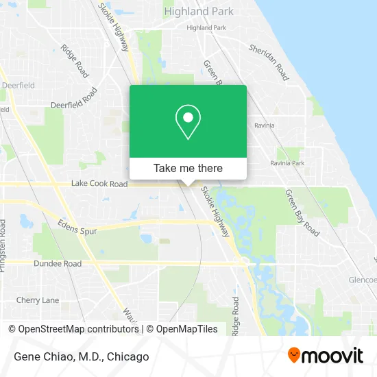 Gene Chiao, M.D. map