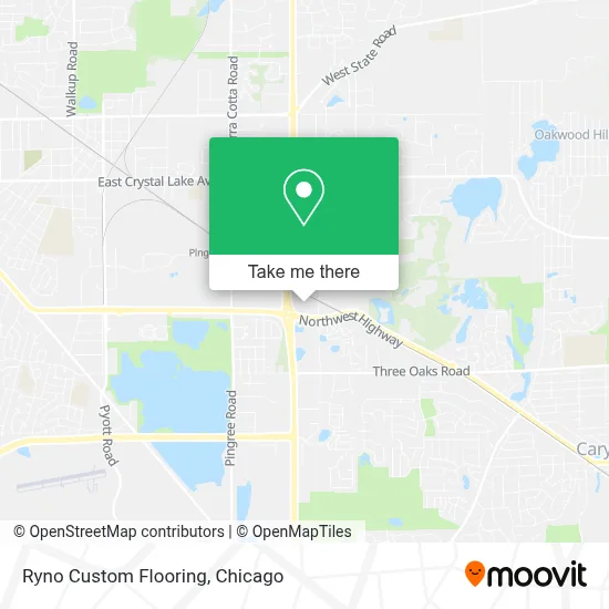 Ryno Custom Flooring map