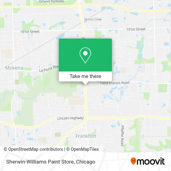 Sherwin-Williams Paint Store map