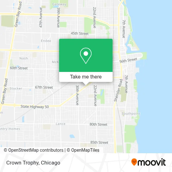 Crown Trophy map