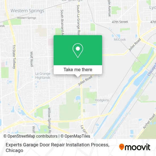 Experts Garage Door Repair Installation Process map