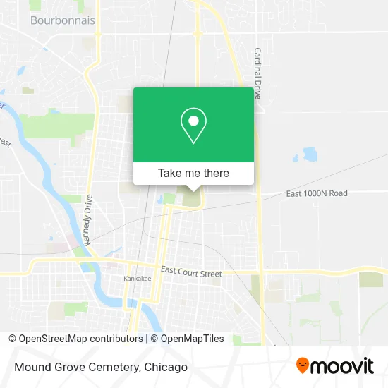 Mound Grove Cemetery map