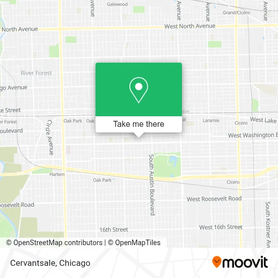 Cervantsale map