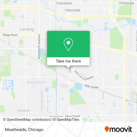 Meatheads map