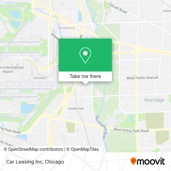 Car Leasing Inc map