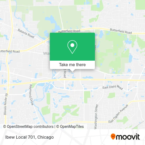 Ibew Local 701 map