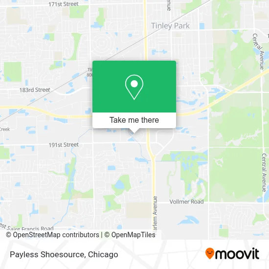 Payless Shoesource map