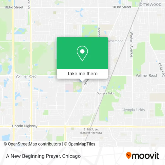 A New Beginning Prayer map
