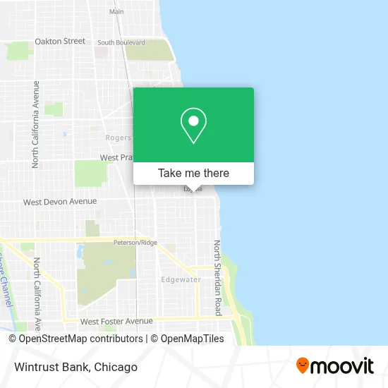 Wintrust Bank map