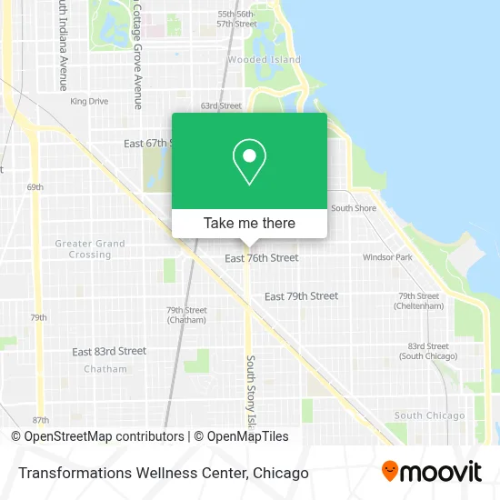 Transformations Wellness Center map