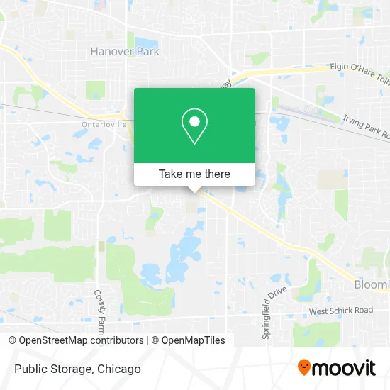 Public Storage map