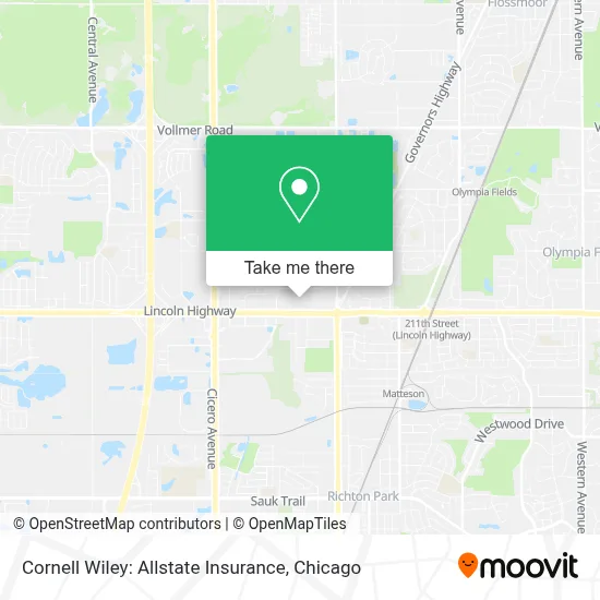 Cornell Wiley: Allstate Insurance map