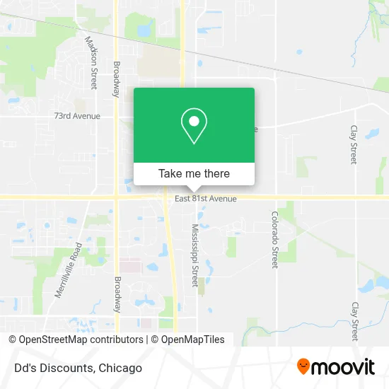 Dd's Discounts map