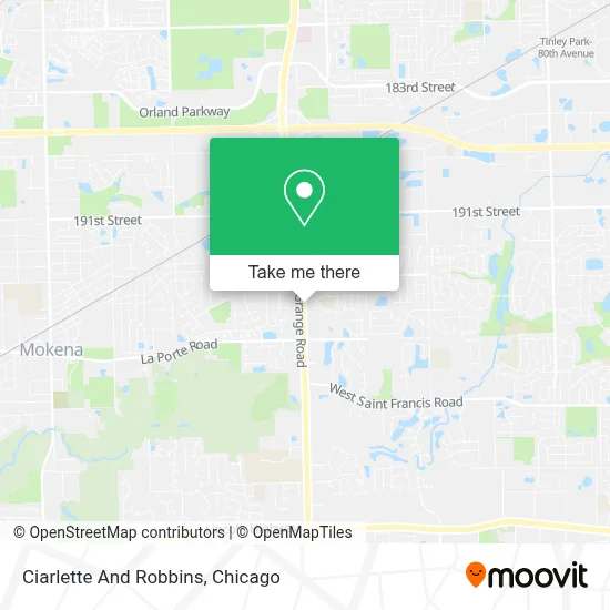 Ciarlette And Robbins map