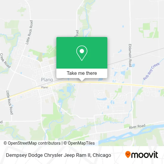 Dempsey Dodge Chrysler Jeep Ram II map