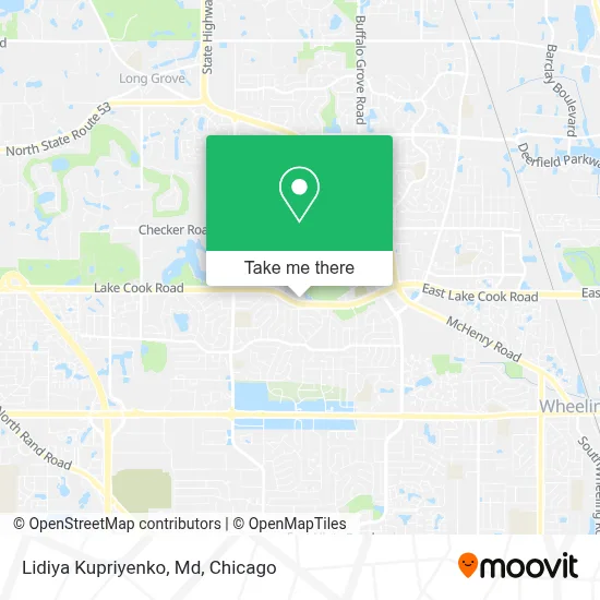Lidiya Kupriyenko, Md map