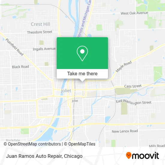 Juan Ramos Auto Repair map
