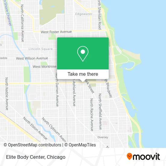 Elite Body Center map