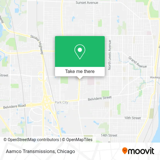 Aamco Transmissions map