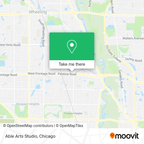 Able Arts Studio map