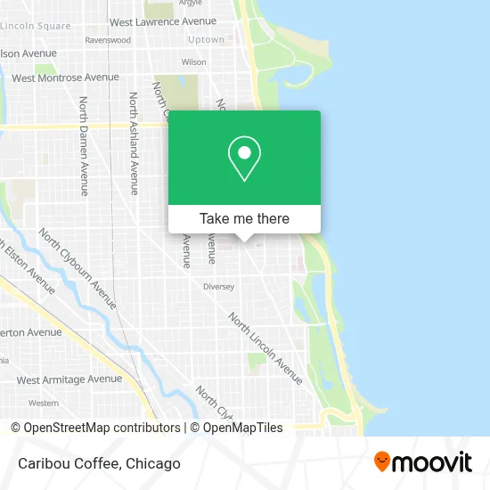 Caribou Coffee map