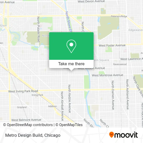 Metro Design Build map