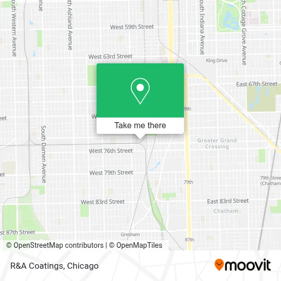 R&A Coatings map