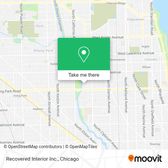 Recovered Interior Inc. map