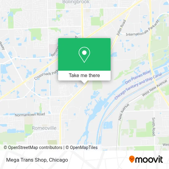 Mega Trans Shop map