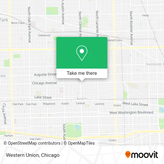 Western Union map