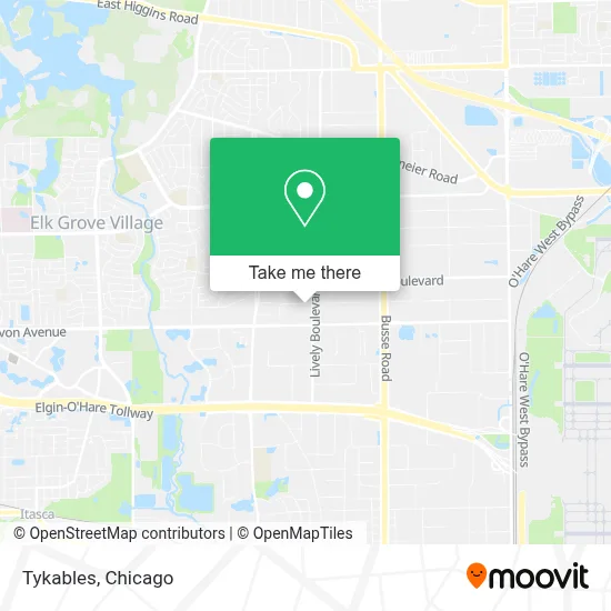 Tykables map