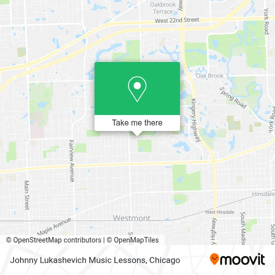 Johnny Lukashevich Music Lessons map