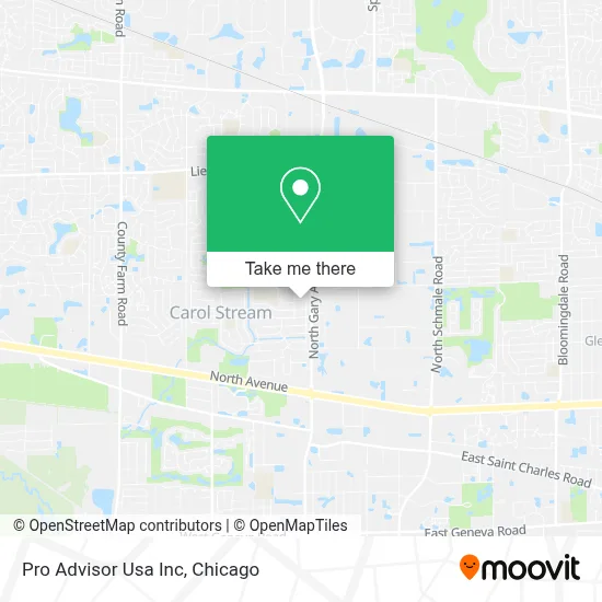 Pro Advisor Usa Inc map