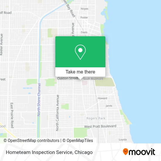 Hometeam Inspection Service map