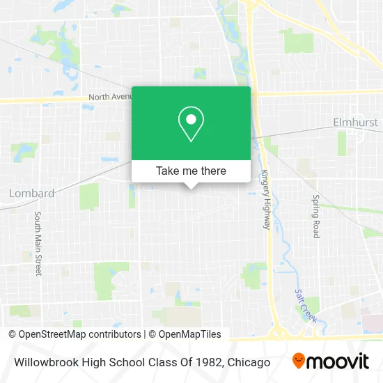 Willowbrook High School Class Of 1982 map