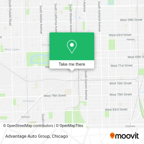 Advantage Auto Group map