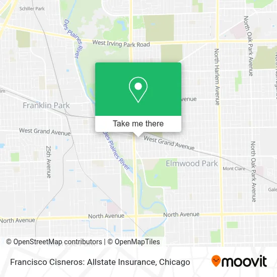 Francisco Cisneros: Allstate Insurance map