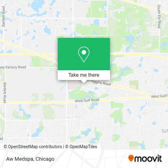 Aw Medspa map