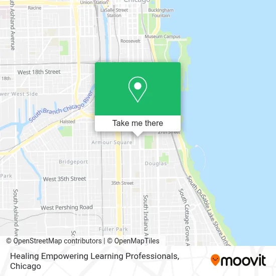 Healing Empowering Learning Professionals map