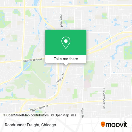 Roadrunner Freight map