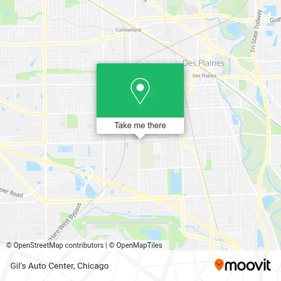 Gil's Auto Center map