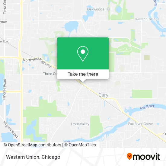 Western Union map