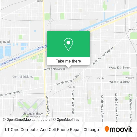 I.T Care Computer And Cell Phone Repair map