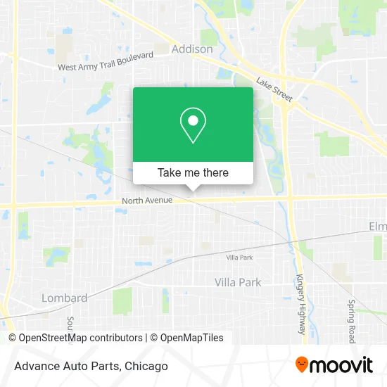Advance Auto Parts map