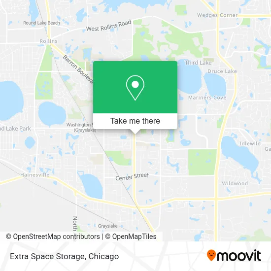 Extra Space Storage map