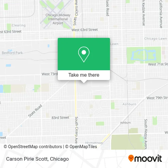Carson Pirie Scott map